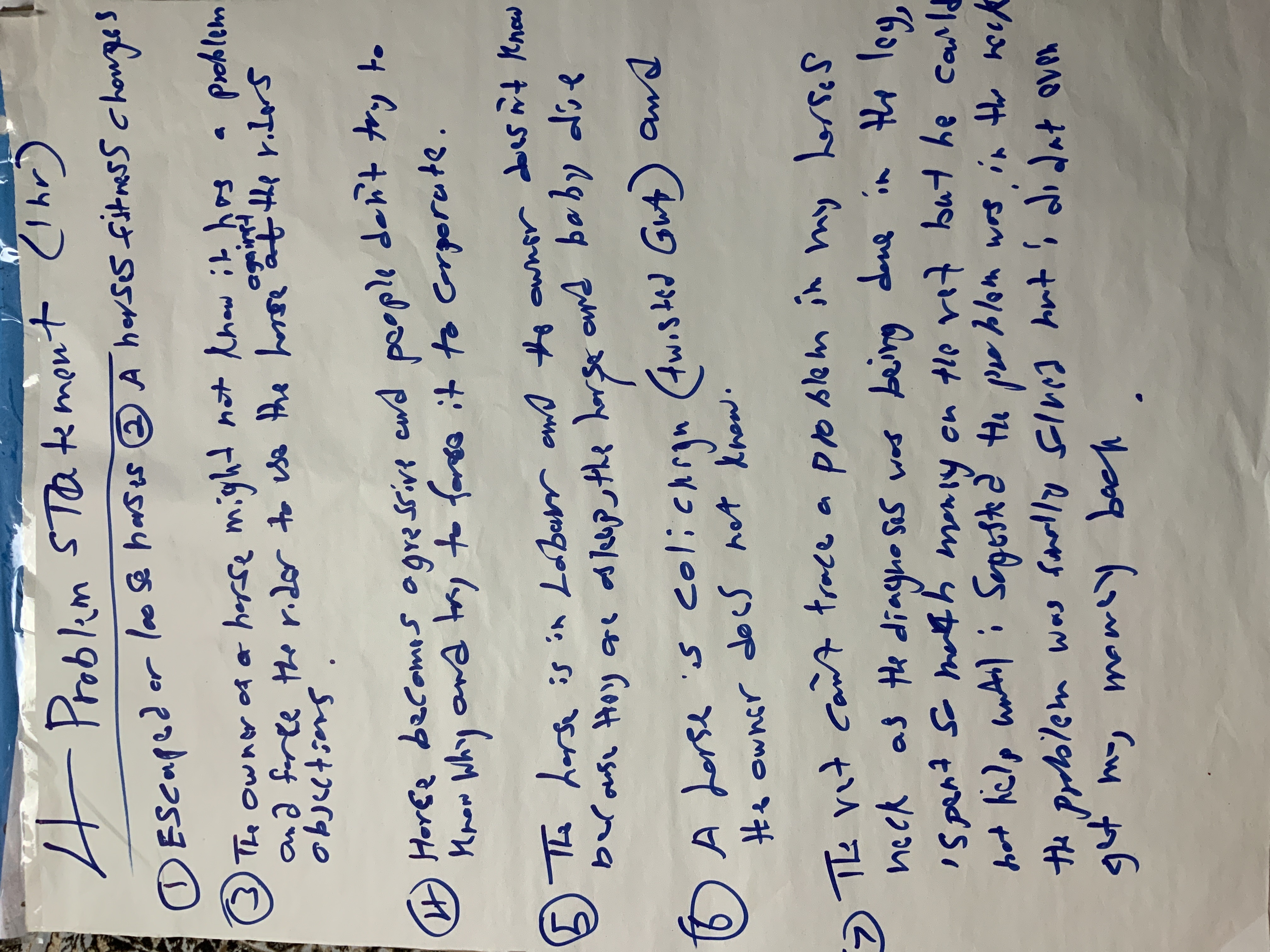 N9 problem statement workshop notes.